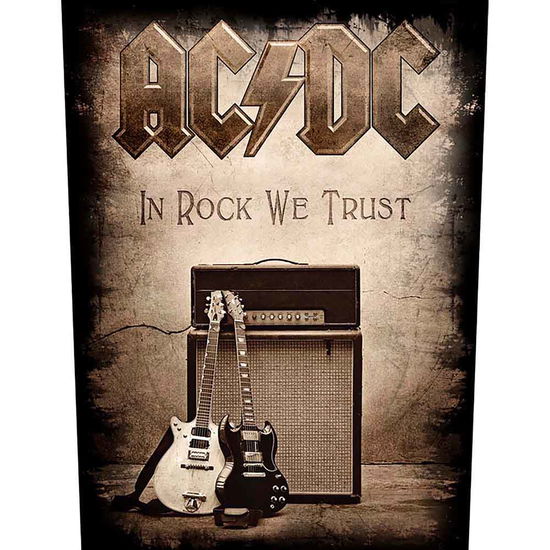 AC/DC Back Patch: In Rock We Trust - AC/DC - Merchandise - PHD - 5055339762063 - August 19, 2019