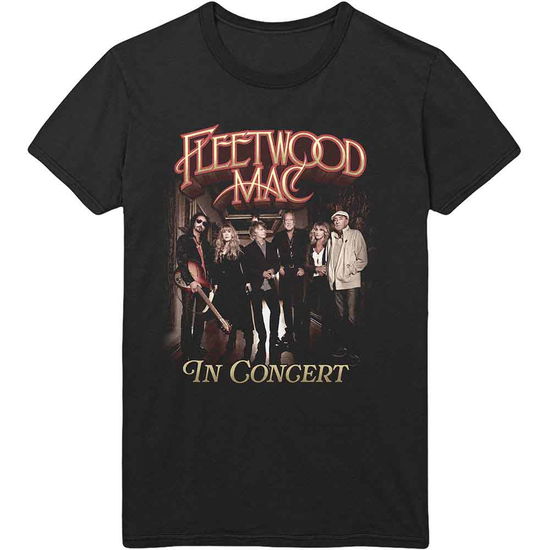 Fleetwood Mac Unisex T-Shirt: In Concert - Fleetwood Mac - Merchandise - PHD - 5056012044063 - March 5, 2021