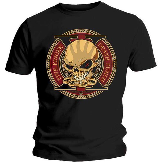 Five Finger Death Punch Unisex T-Shirt: Decade of Destruction - Five Finger Death Punch - Fanituote - Global - Apparel - 5056170623063 - 