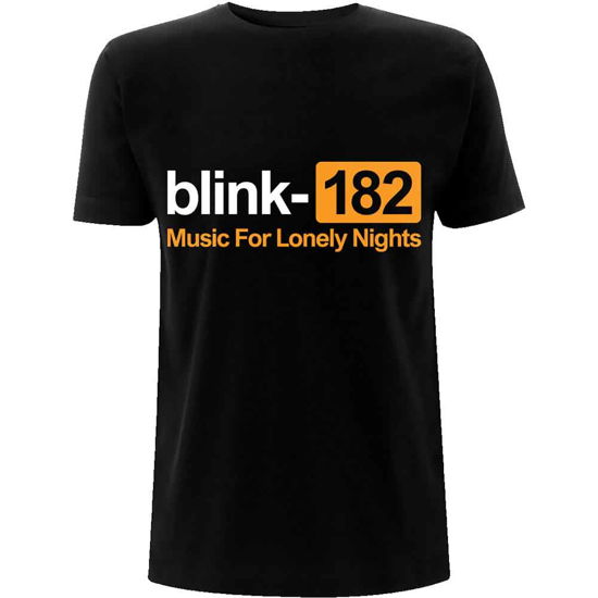 Blink-182 Unisex T-Shirt: Lonely Nights - Blink-182 - Fanituote - PHD - 5056187748063 - perjantai 23. heinäkuuta 2021