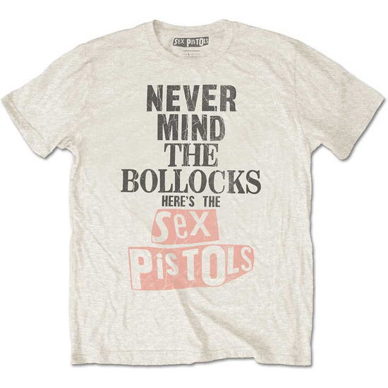 Cover for Sex Pistols - The · The Sex Pistols Unisex T-Shirt: Bollocks Distressed (Natural) (T-shirt) [size XS] (2023)