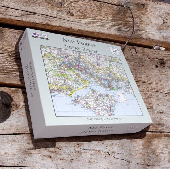 Cover for OS Map 500 Piece Premium Jigsaw Puzzle - New Forest National Park (Brinquedos) (2025)