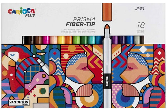 Cover for Carioca Plus · Carioca Plus - Prisma Marker 18 Pcs (809302) (Toys)