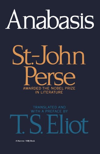 Cover for St. John Perse · Anabasis (Paperback Book) (1970)