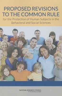 Cover for National Research Council · Proposed Revisions to the Common Rule for the Protection of Human Subjects in the Behavioral and Social Sciences (Paperback Book) (2014)