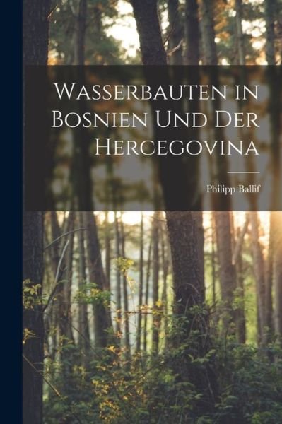 Cover for Philipp Ballif · Wasserbauten in Bosnien und der Hercegovina (Book) (2022)