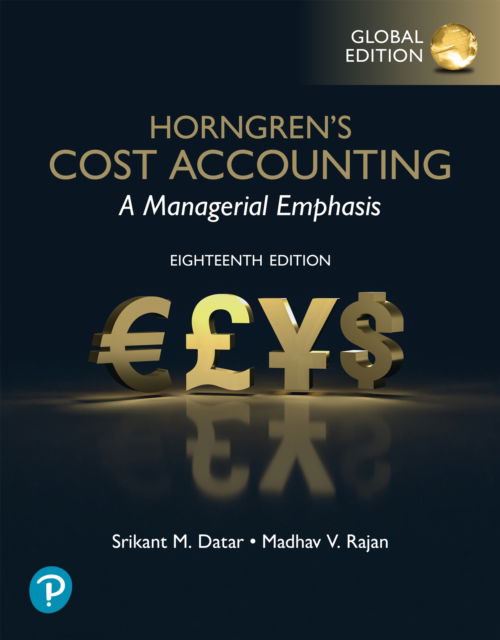 Cover for Srikant Datar · Horngren's Cost Accounting, Global Edition (Paperback Book) (2025)