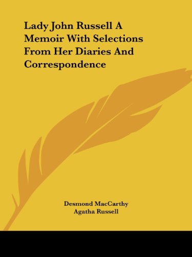 Cover for Agatha Russell · Lady John Russell a Memoir with Selections from Her Diaries and Correspondence (Paperback Book) (2004)
