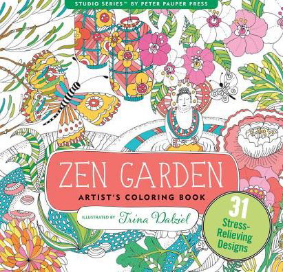 Cover for Peter Pauper Press · Zen Garden Adult Coloring Book (Pocketbok) (2020)