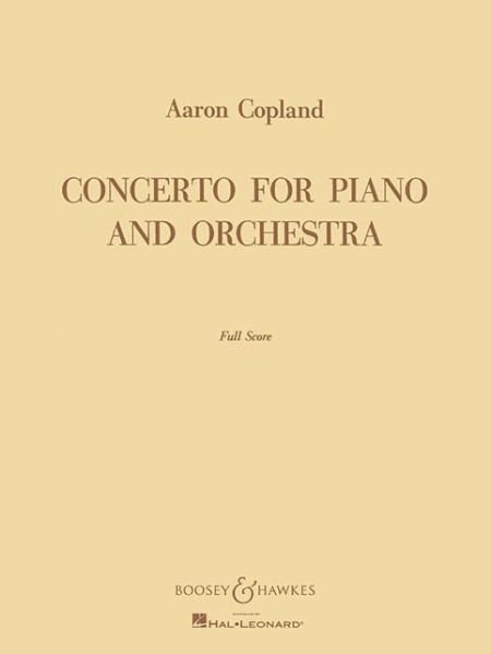 Cover for Aaron Copland · Concerto for Piano and Orchestra (Bog) (2004)