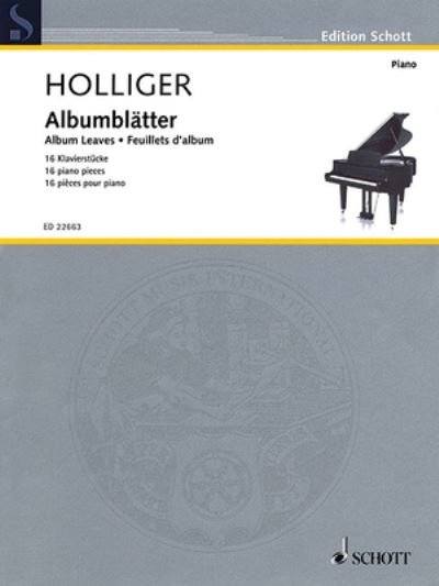 Cover for Heinz Holliger · Album Leaves (Pocketbok) (2020)