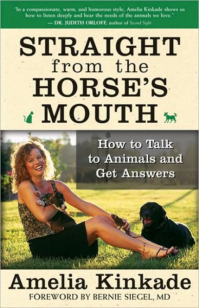 Straight from the Horse's Mouth: How to Talk to Animals and Get Answers - Amelia Kinkade - Libros - New World Library - 9781577315063 - 11 de marzo de 2005