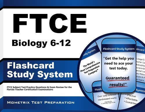 Cover for Ftce Exam Secrets Test Prep Team · Ftce Biology 6-12 Flashcard Study System: Ftce Test Practice Questions &amp; Exam Review for the Florida Teacher Certification Examinations (Cards) (Pocketbok) [Flc Crds edition] (2023)