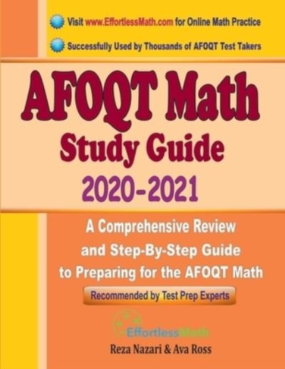 Cover for Ava Ross · AFOQT Math Study Guide 2020 - 2021 (Paperback Book) (2020)