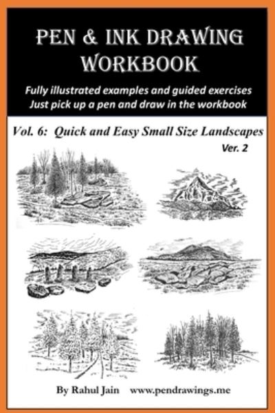 Cover for Rahul Jain · Pen and Ink Drawing Workbook Vol 6 (Paperback Book) (2018)