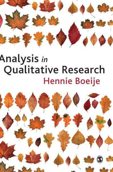 Cover for Hennie R Boeije · Analysis in Qualitative Research (Hardcover Book) (2009)