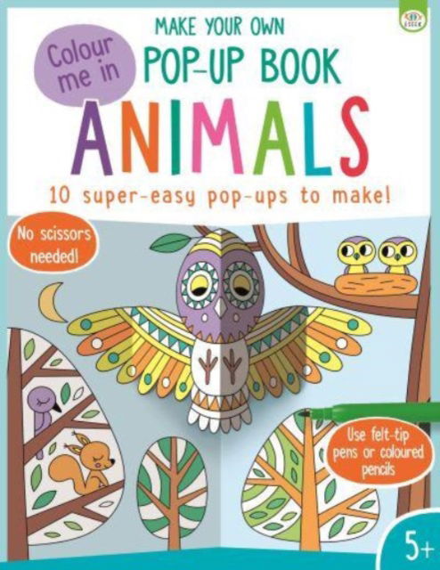 Cover for Make Your Own Pop Up Book Animals (Paperback Book) (2024)