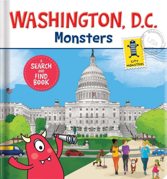 Cover for Lucile Danis Drouot · Washington D.C. Monsters: A Search-and-Find Book (Board book) (2017)