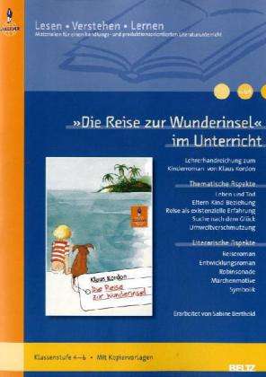 Cover for Klaus Kordon · Reise Zur Wunderinsel Im Unterricht (Book)