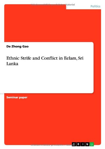 Ethnic Strife and Conflict in Eelam - Gao - Books - GRIN Verlag - 9783656120063 - August 25, 2013