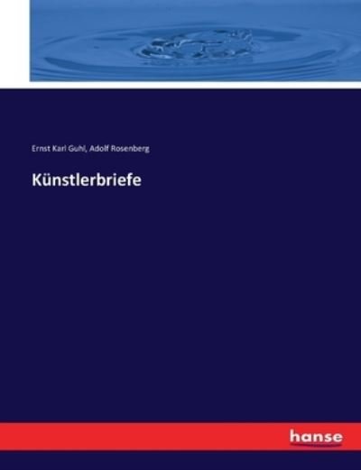 Cover for Guhl · Künstlerbriefe (Bok) (2016)