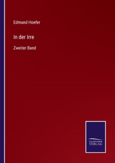 Cover for Edmund Hoefer · In der Irre (Paperback Book) (2021)