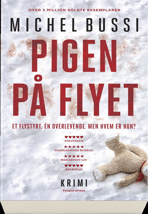 Cover for Michel Bussi · Pigen på flyet (Sewn Spine Book) [1er édition] (2018)