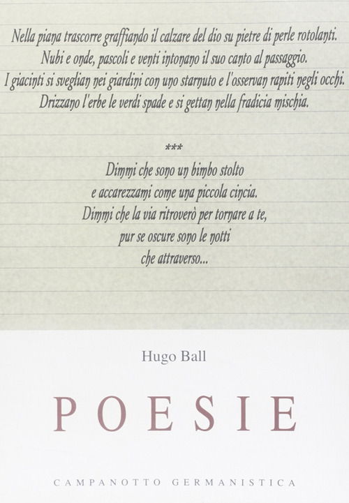 Cover for Hugo Ball · Poesie (Book)