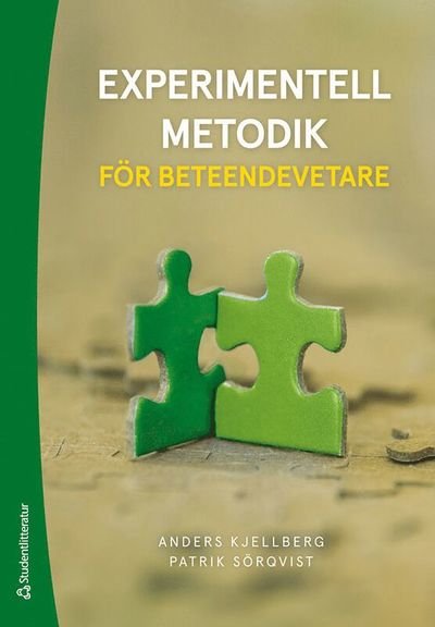 Cover for Kjellberg Anders · Experimentell metodik för beteendevetare (3. uppl.) (Poketbok) (2020)