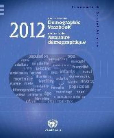 Cover for United Nations: Department of Economic and Social Affairs · Demographic yearbook 2012 (Hardcover Book) [63rd edition] (2014)