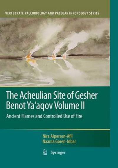 Cover for Nira Alperson-Afil · The Acheulian Site of Gesher Benot Ya'aqov Volume II: Ancient Flames and Controlled Use of Fire - Vertebrate Paleobiology and Paleoanthropology (Taschenbuch) (2012)