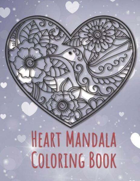 Tina Richter · Heart Mandala Coloring Book (Paperback Bog) (2020)