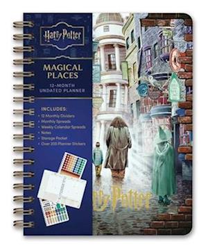 Cover for Insight Editions · Harry Potter: Magical Places 12-Month Undated Planner - Harry Potter (Inbunden Bok) (2025)