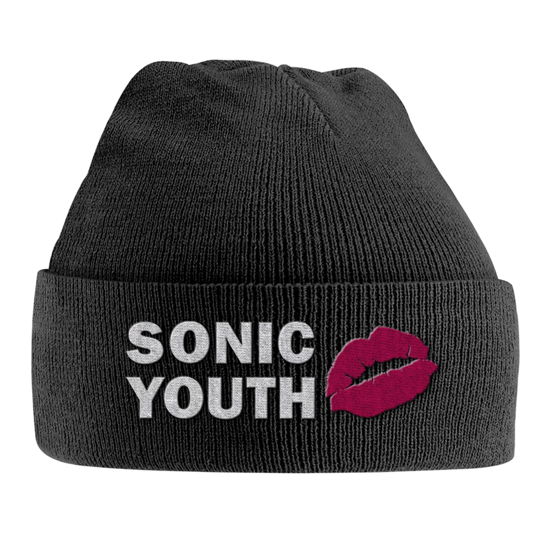 Cover for Sonic Youth · Lips Logo (Embroidered) (Beanie) [Black edition] (2019)