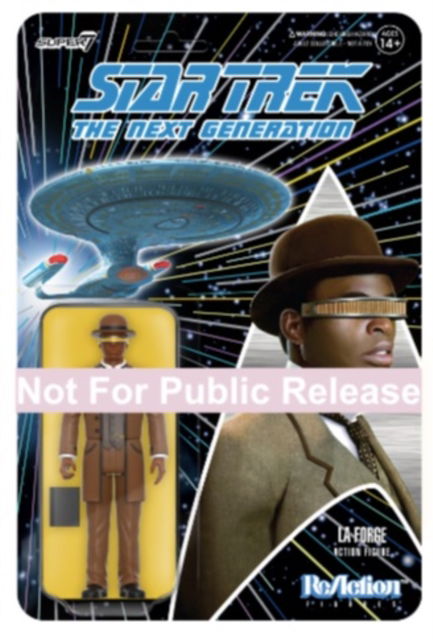 Star Trek: The Next Generation Reaction Figures Wave 3 - Elementary Geordi - Star Trek: the Next Generation - Merchandise - SUPER 7 - 0840049821064 - 31 januari 2023