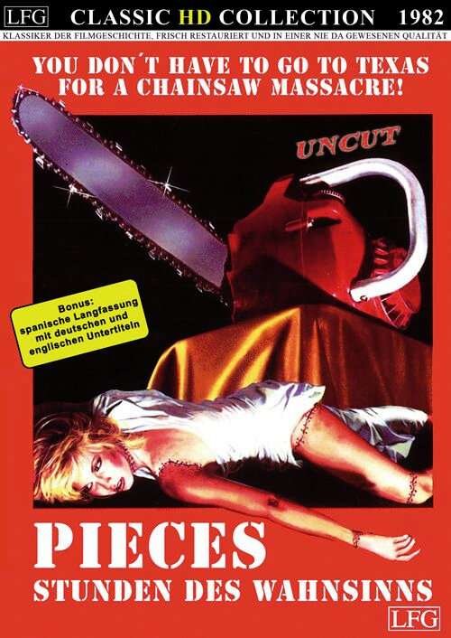 Cover for Pieces · Stunden Des Wahnsinns Uncut (classic Hd Coll. #6) (Import DE) (DVD)