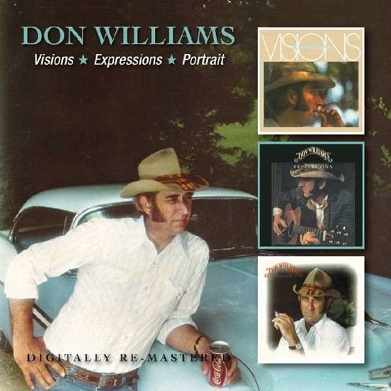 Cover for Don Williams · Visions / Expressions / Portrait (CD) [Remastered edition] (2013)