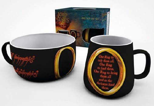 One Ring (Curved Mug & Bowl) - Lord of the Rings - Produtos - GB EYE - 5028486407064 - 3 de setembro de 2018