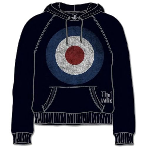 Cover for The Who · The Who Unisex Pullover Hoodie: Target Distressed (Hoodie) [size XXL] [Black - Unisex edition] (2020)