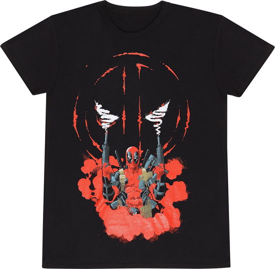 Cover for Marvel: Deadpool · Smoking Black (T-Shirt Unisex Tg. 2XL) (N/A)