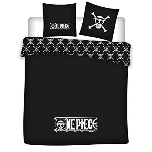 Cover for One Piece · ONE PIECE - Black - Duvet Cover 240X220 - 100% mi (Spielzeug)
