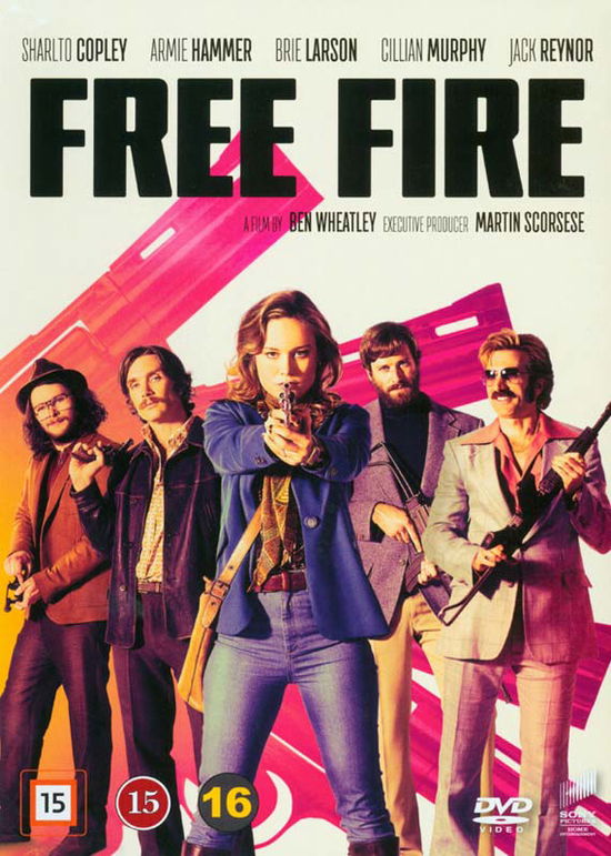 Free Fire - Sharlto Copley / Armie Hammer / Brie Larson / Cillian Murhphy / Jack Reynor - Elokuva - JV-SPHE - 7330031003064 - torstai 28. syyskuuta 2017