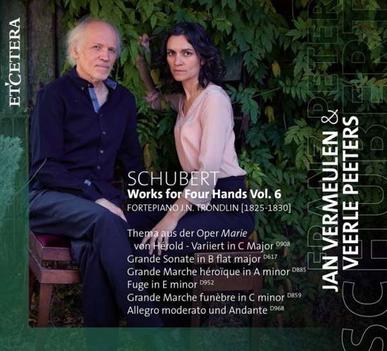 Schubert - Works for 4 Hands Vol.6 - Vermeulen, Jan / Veerle Peeters - Musiikki - ETCETERA - 8711801015064 - perjantai 1. maaliskuuta 2019