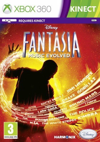 Cover for Disney Interactive · Disney Fantasia - Music Evolved (Kinect) (DELETED TITLE) (X360)
