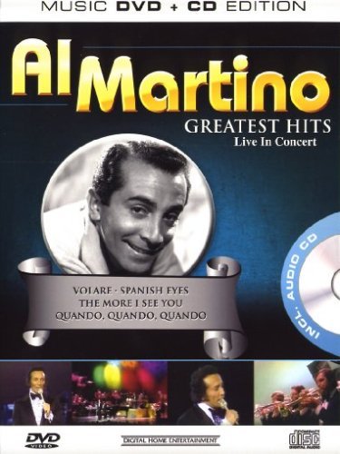 Cover for Al Martino · Greatest Hits Live +Cd (DVD) (2013)