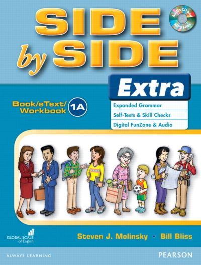 Cover for Steven Molinsky · Side by Side Extra 1 Book / eText / Workbook A with CD (Book) (2017)