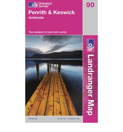 Cover for Ordnance Survey · Penrith &amp; Keswick, Ambleside (Paperback Book) [C4 edition] (2011)