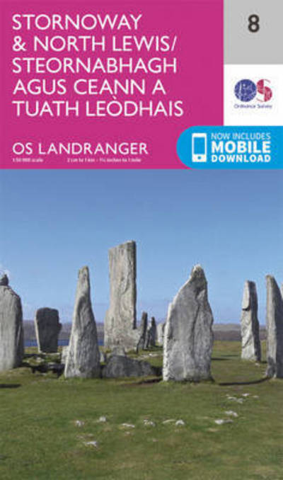 Cover for Ordnance Survey · Stornoway &amp; North Lewis - OS Landranger Map (Landkart) [February 2016 edition] (2016)