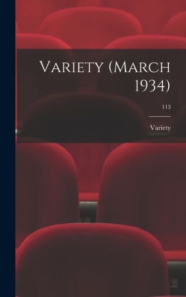 Cover for Variety · Variety ; 113 (Gebundenes Buch) (2021)