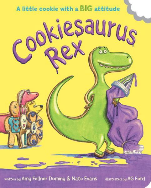Cover for Amy Fellner Dominy · Cookiesaurus Rex (Board book) (2018)